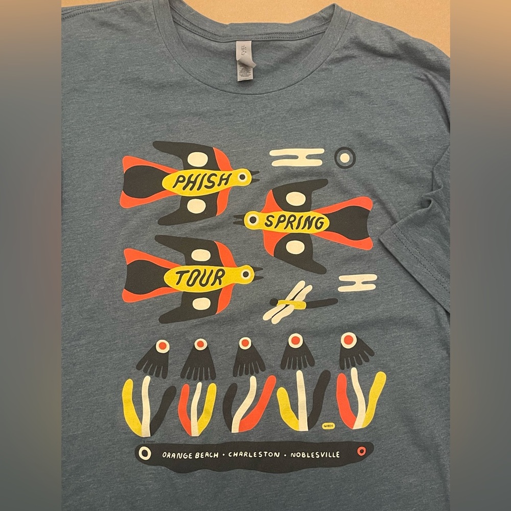 Phish Spring Tour T Shirt Next Level Apparel Size XXL
